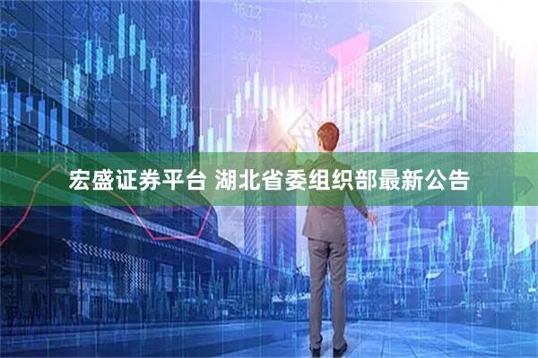 宏盛证券平台 湖北省委组织部最新公告